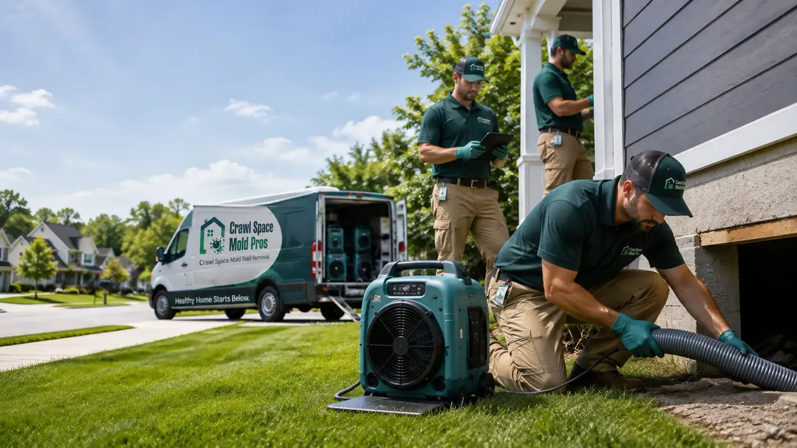 Crawl Space Mold Removal in Garden City, MI